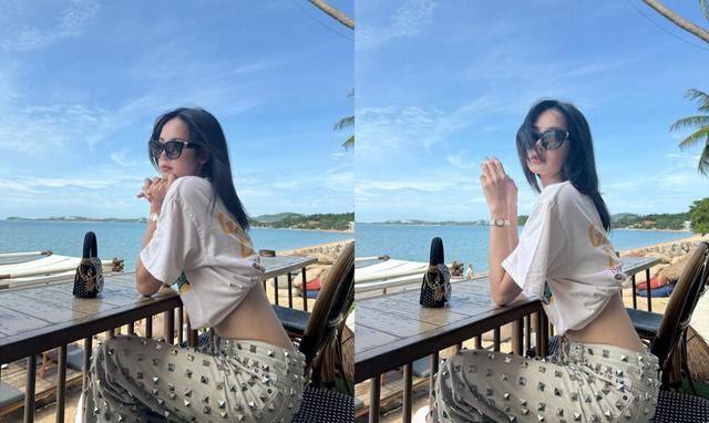 穿一身几万美元的大牌,不美甲不防晒,Lisa转型意志真坚决