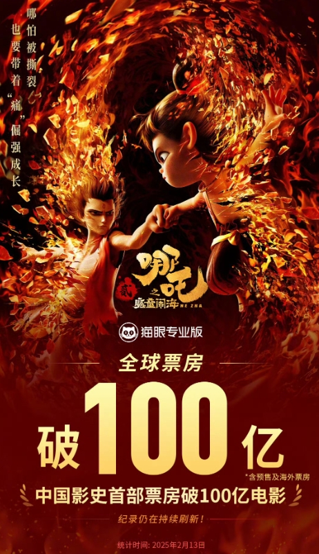 “100亿补贴”助力《哪吒2》登顶榜一,各国网友的反应笑翻天
