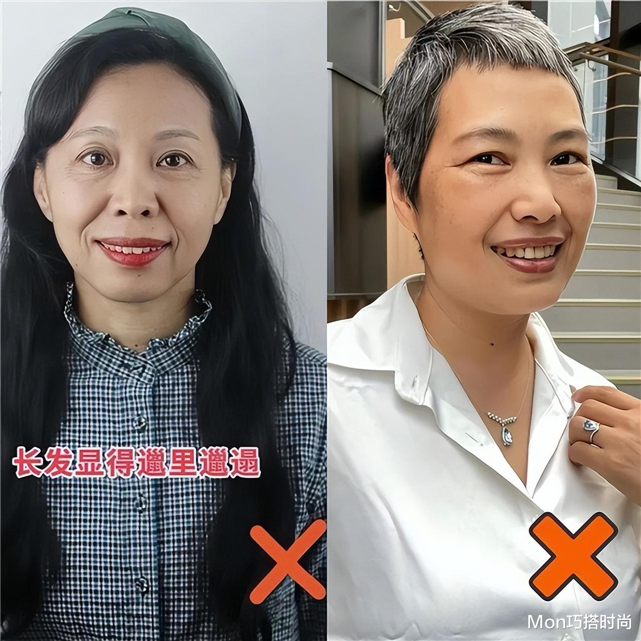 中老年女人,为什么劝你剪短发、要烫卷?看这些奶奶,美得多洋气