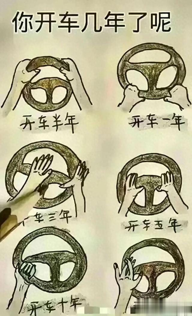 开车的姿势就可以看出，知道你开车几年了，用车的常用，司机必备