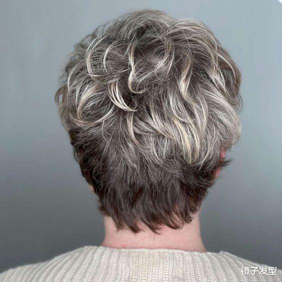 60到80岁的大姐们,赶快试试这些短发,就算你头发花白也很美