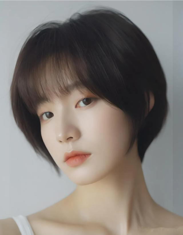 中年女性，剪层次短发，减龄魅力挡不住