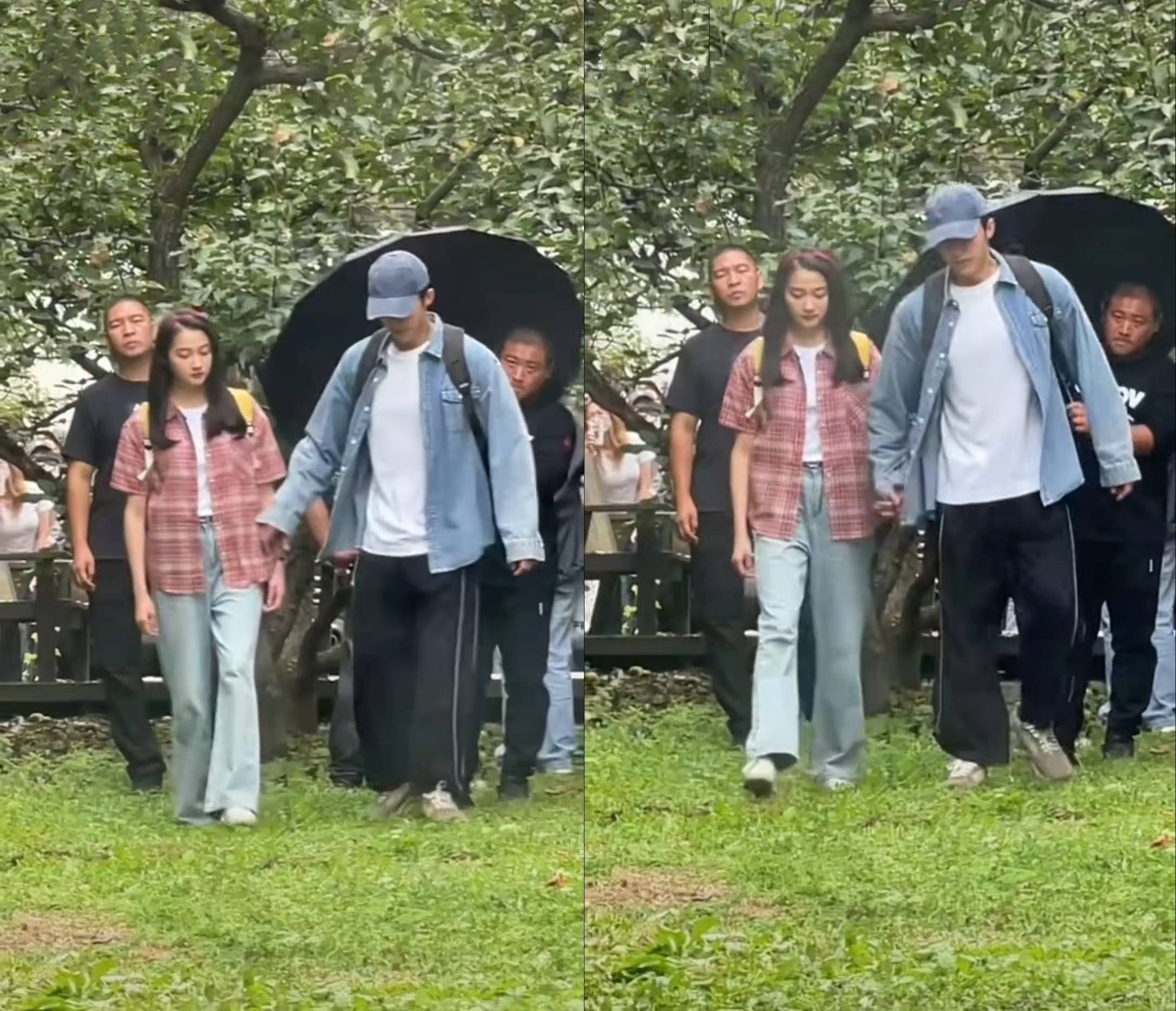 关晓彤是怎么做到和黄景瑜一点儿CP感都没有 像不像舅舅拉着外甥女