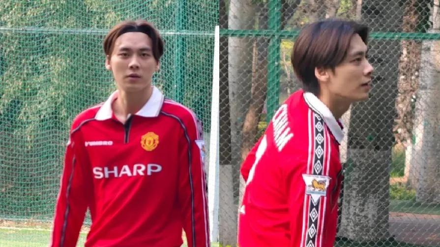 李易峰罕见露面，给违纪足球员庆生，发际线后移憔悴像路人