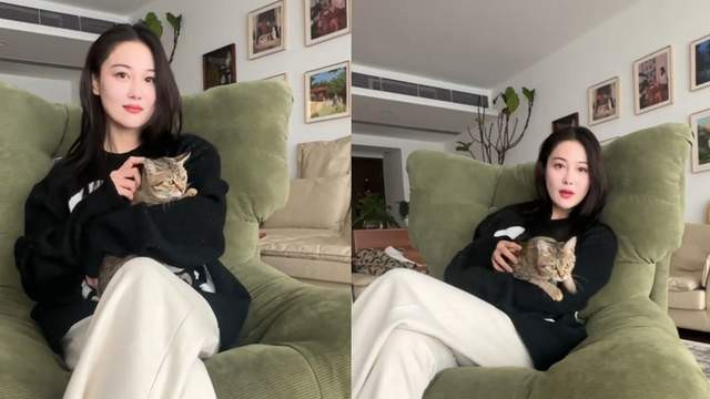 张馨予晒老公，何捷留长头发穿千元潮牌超帅，在“女儿”面前争宠