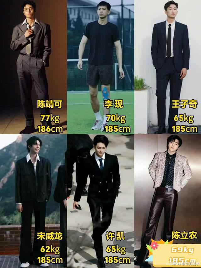 盘点18位当红小生身高体重数据,看完直呼:好帅好高好瘦!