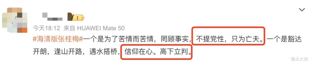 同样都是饰演张桂梅校长，宋佳被网友群赞，海清为啥被群嘲？