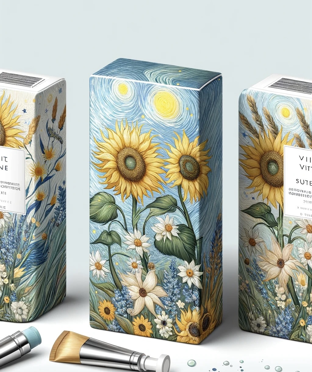 插画艺术融入护肤设计，美丽肌肤的视觉享受