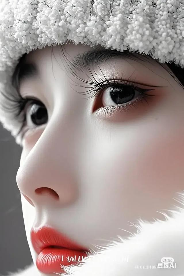 国色天香朱唇润,面似桃花眸醉人