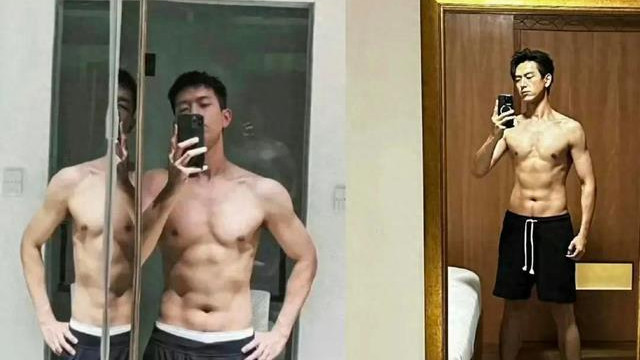 34岁李现晒新年自拍，光着伤口秀八块腹肌，满嘴胡子拉碴！