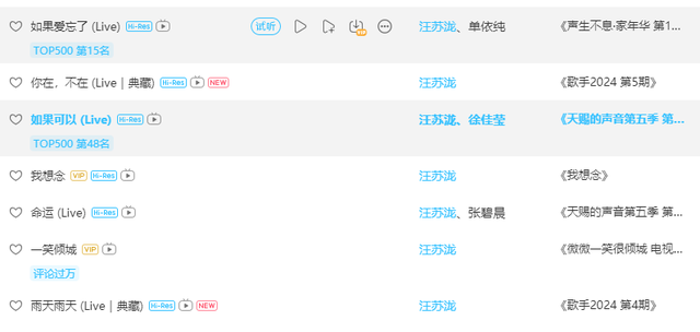 看了汪苏泷演唱会票价，我才明白，《歌手2024》对他的影响有多大