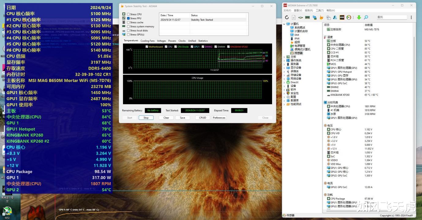 AMD势头正猛,9600X比7600X提升究竟多少,用微星主板实测验证