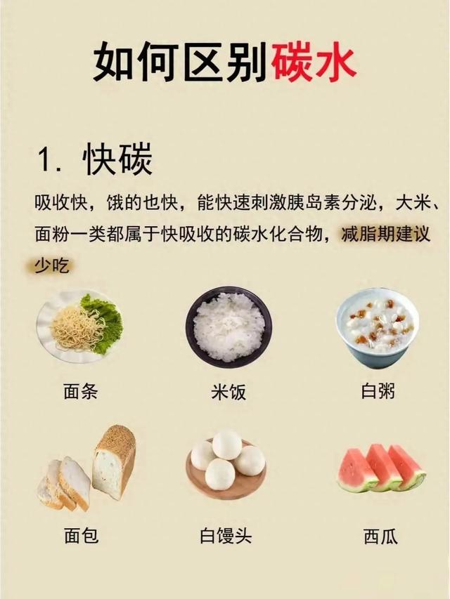 减肥期间一定要分清碳水 ?