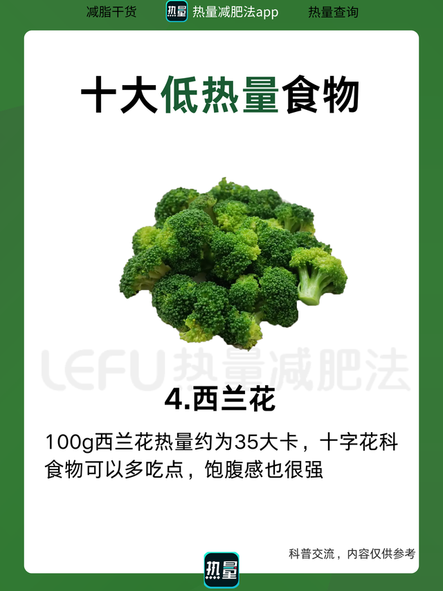 10大减脂低热量食物！多吃体重不断下降