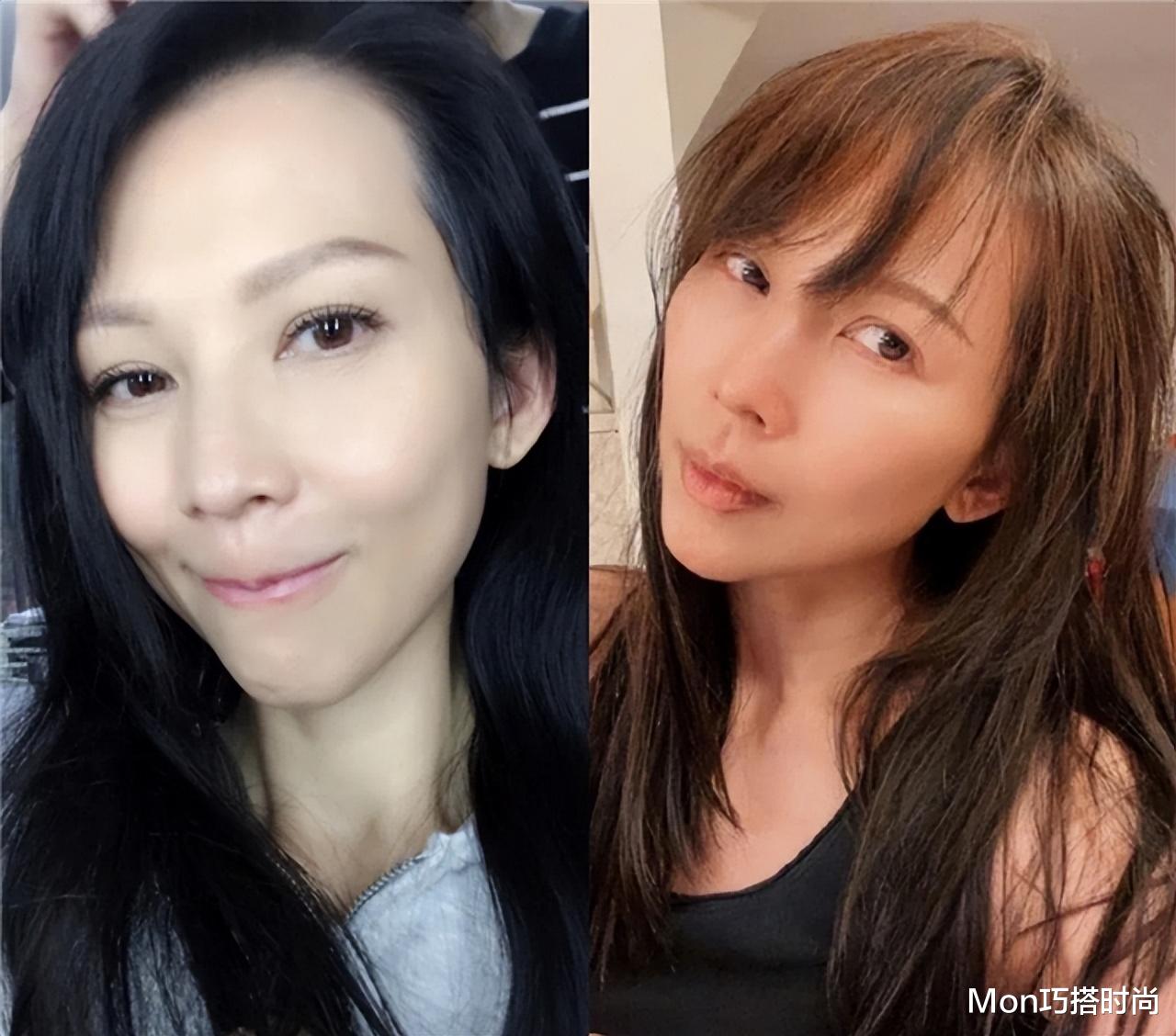 “披发”有多暴露老态?看完这3组对比就知道,年纪越大越要扎发