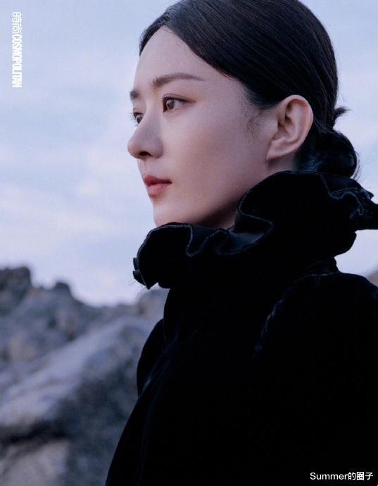 赵丽颖时尚COSMO8月刊,是有质感的女演员,不是凹造型的时尚模特