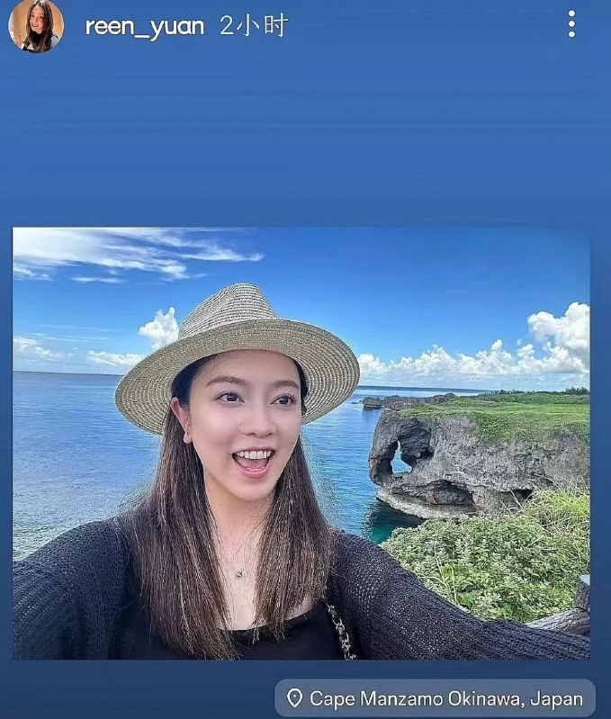 周渝民暑假陪妻女出游,罕见与7岁女儿合影,老婆清秀甜美气质佳