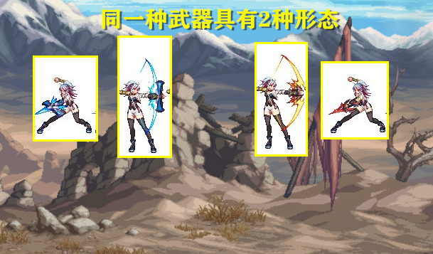 DNF：暖暖玩家要心动了！新职业设计了2种武器，部分武器外观一览