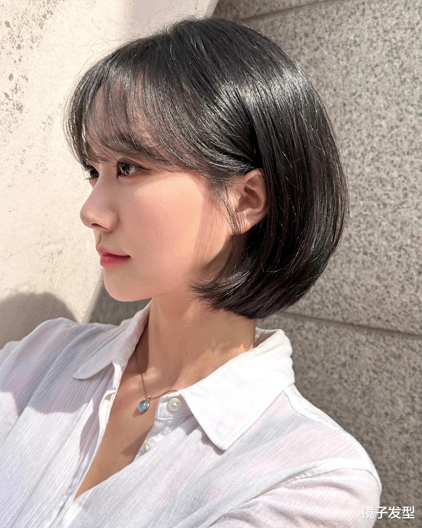 挂耳波波头,时尚与质感完美融合的发型,你喜欢吗