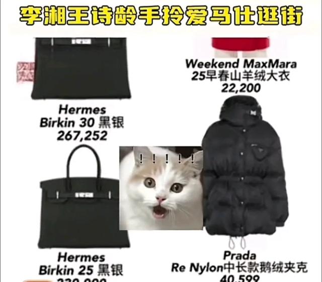 在商场偶遇李湘和王诗龄,母女俩一人手拎着一个爱马仕包包去逛LV