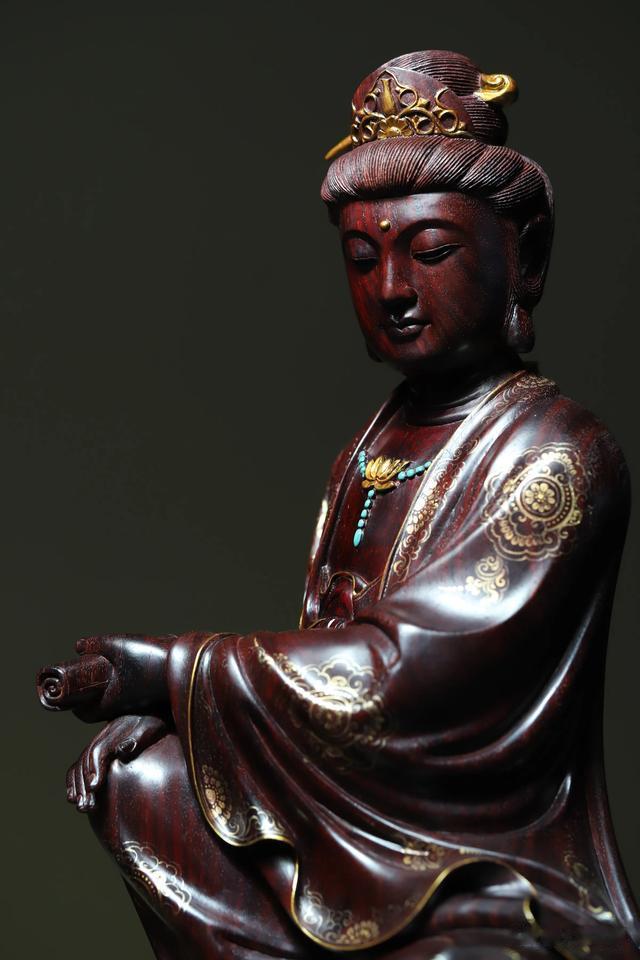 小叶紫檀 | 持经观音