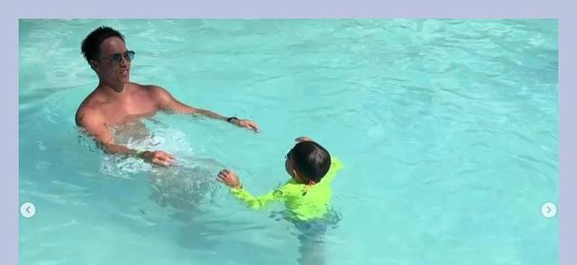 安志杰与小11岁娇妻秀恩爱！身材爆炸，毫无明星范