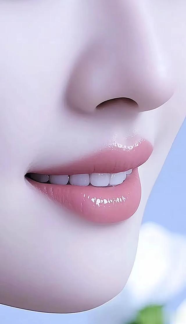 国色天香朱唇润,面似桃花眸醉人