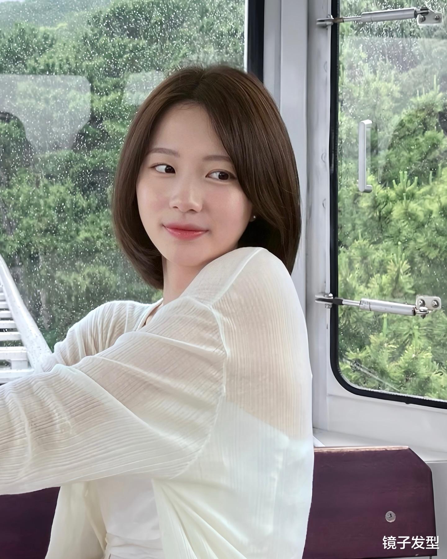 齐脖包脸短发,时尚与质感的完美融合