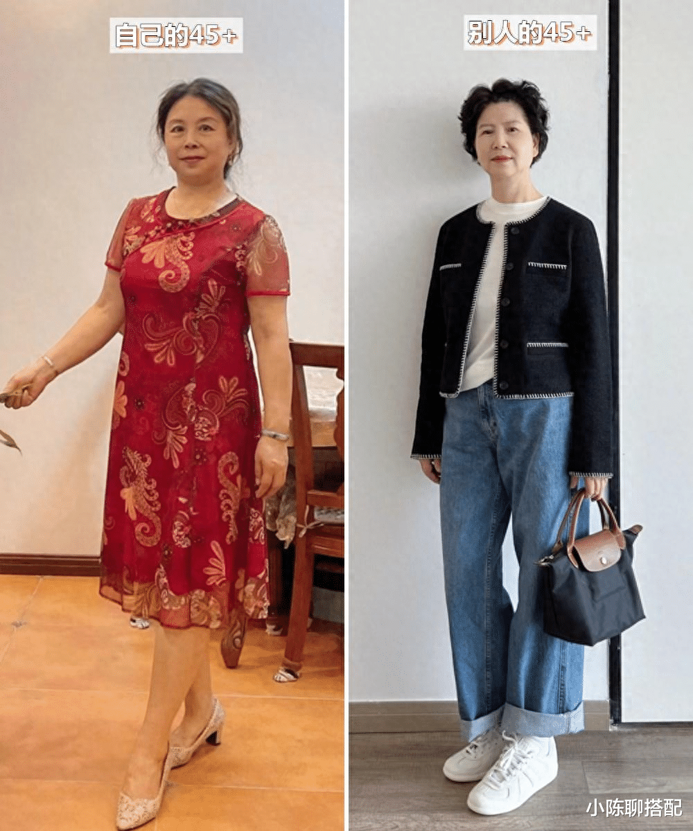 47岁袁泉亲身示范:女人上了年纪,衣要长、发要短,美得优雅得体