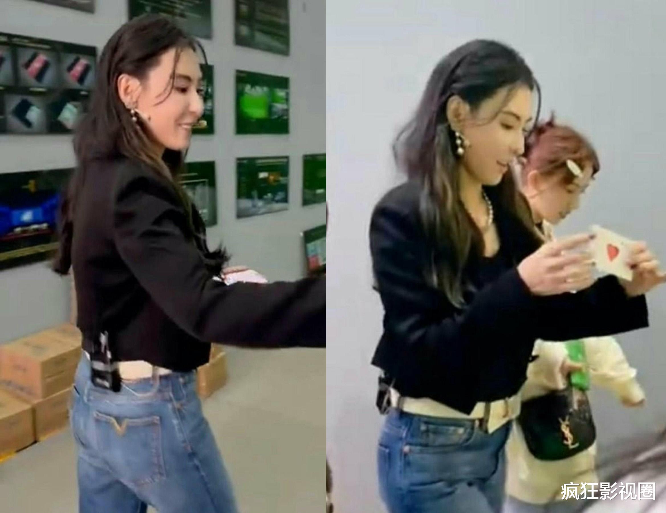 44岁张柏芝生图曝光,腰间赘肉明显,纹身暴露或与谢霆锋王菲有关