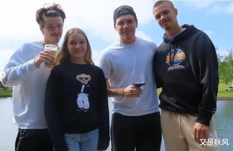 贝克汉姆的苦恼:只有女儿好看,3个儿子都长残了,还有个恋爱脑