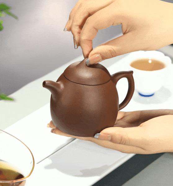 原作复刻顾景舟壶，家藏15年老紫泥手工制作，素雅有致