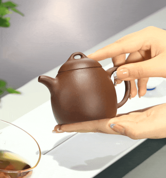 原作复刻顾景舟壶，家藏15年老紫泥手工制作，素雅有致