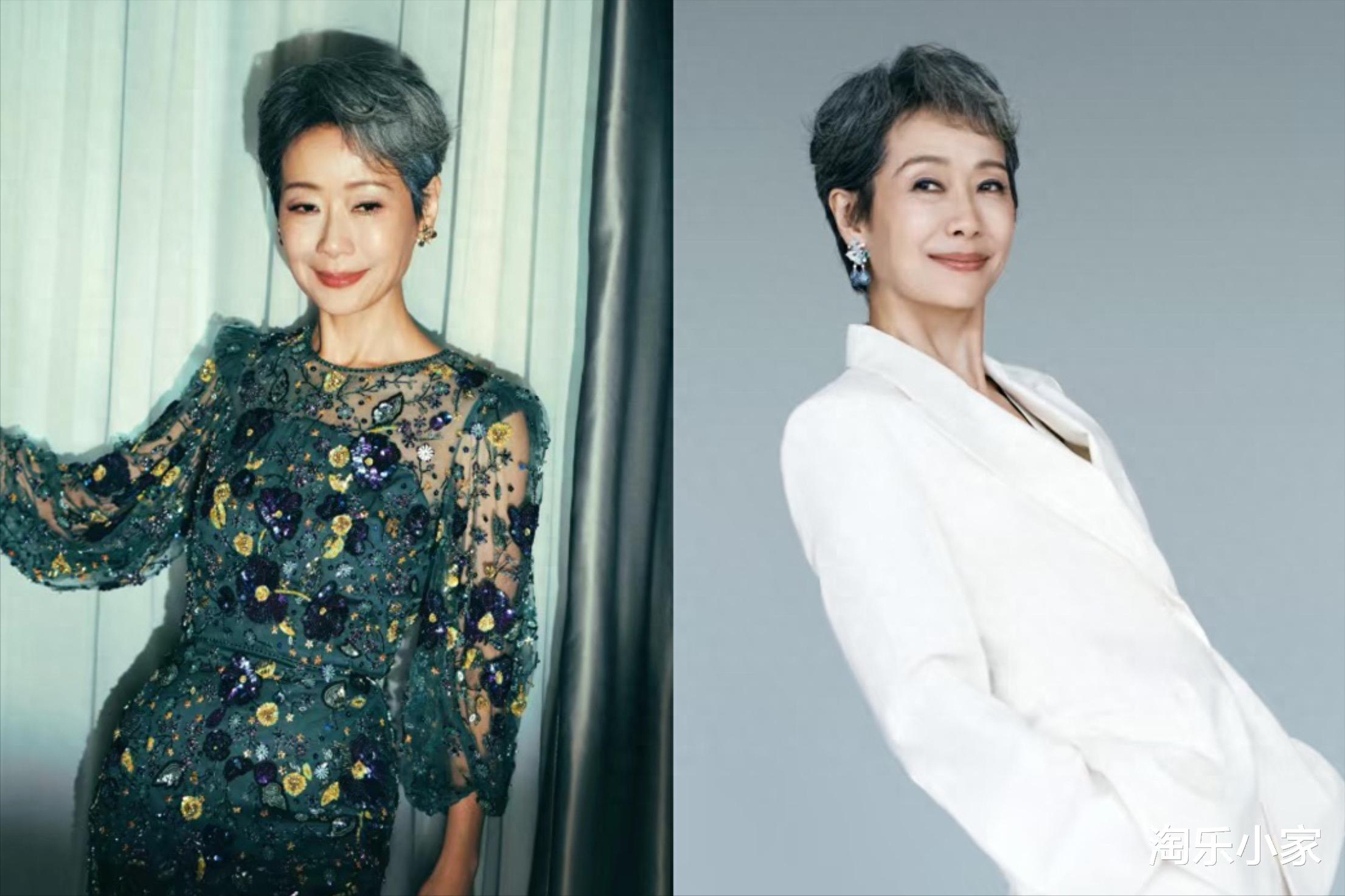 从叶童穿搭看时尚真谛:白发、纯色、配饰,你敢学吗?