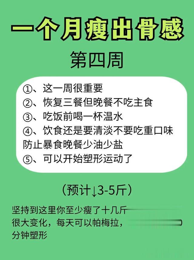 急速瘦身攻略，一月蜕变完美身材！