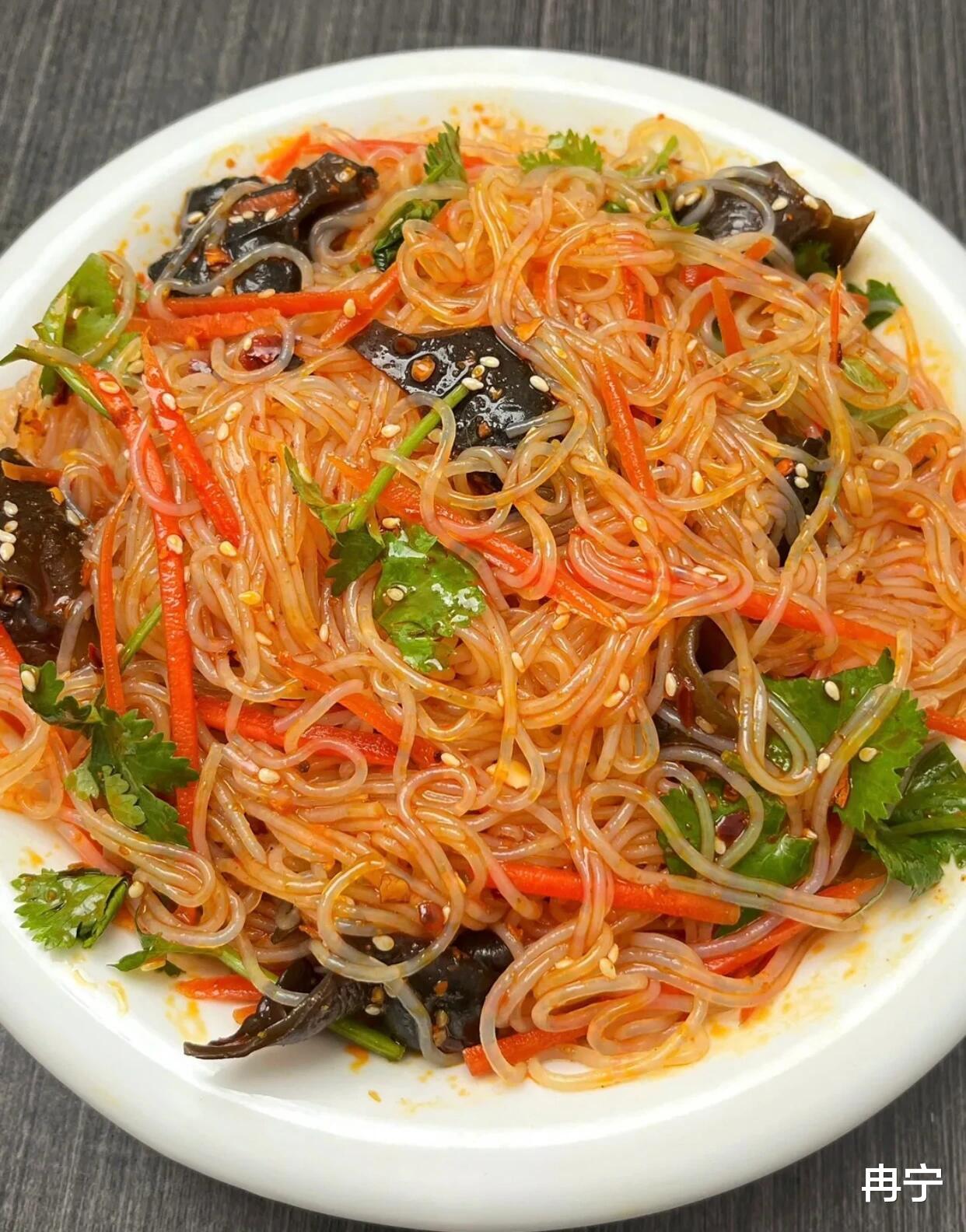 清新滑爽的凉拌粉丝