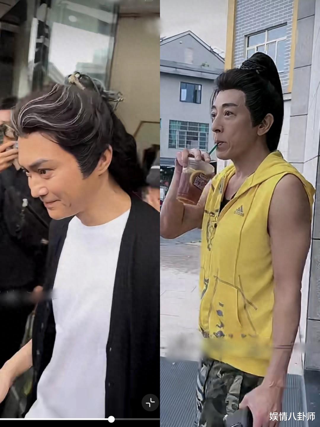 当58岁吕颂贤和52岁张智霖同框，张智霖好似30岁，吕颂贤活力满满