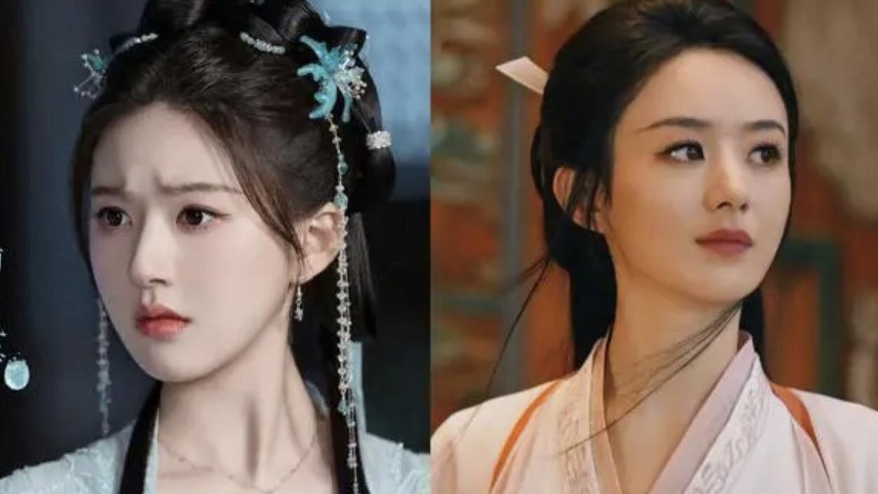 同样演“凤凰女主”，25岁赵露思和36岁赵丽颖对比，差异一目了然