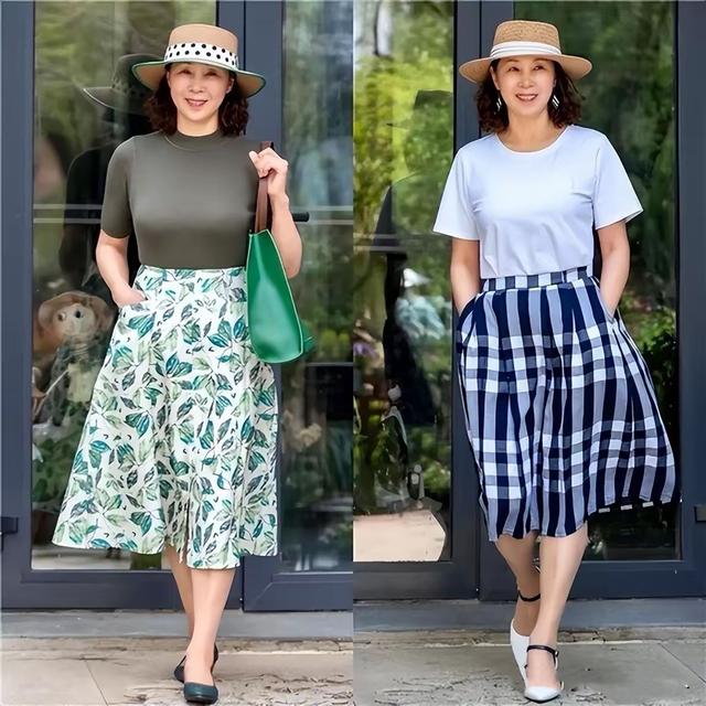 女人过了50岁,建议:剪短发、穿长裙,美得看不出年纪