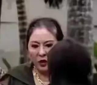 吓人，向太发套后移头顶秃一大块，网友辣评：一群假脸假发老太太