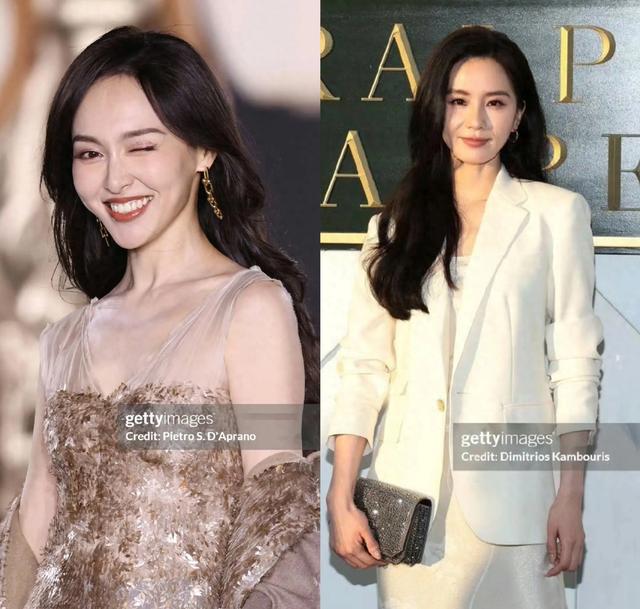 巴黎这夜！41岁的唐嫣撞上37岁的刘诗诗，真是没有对比就没有伤害