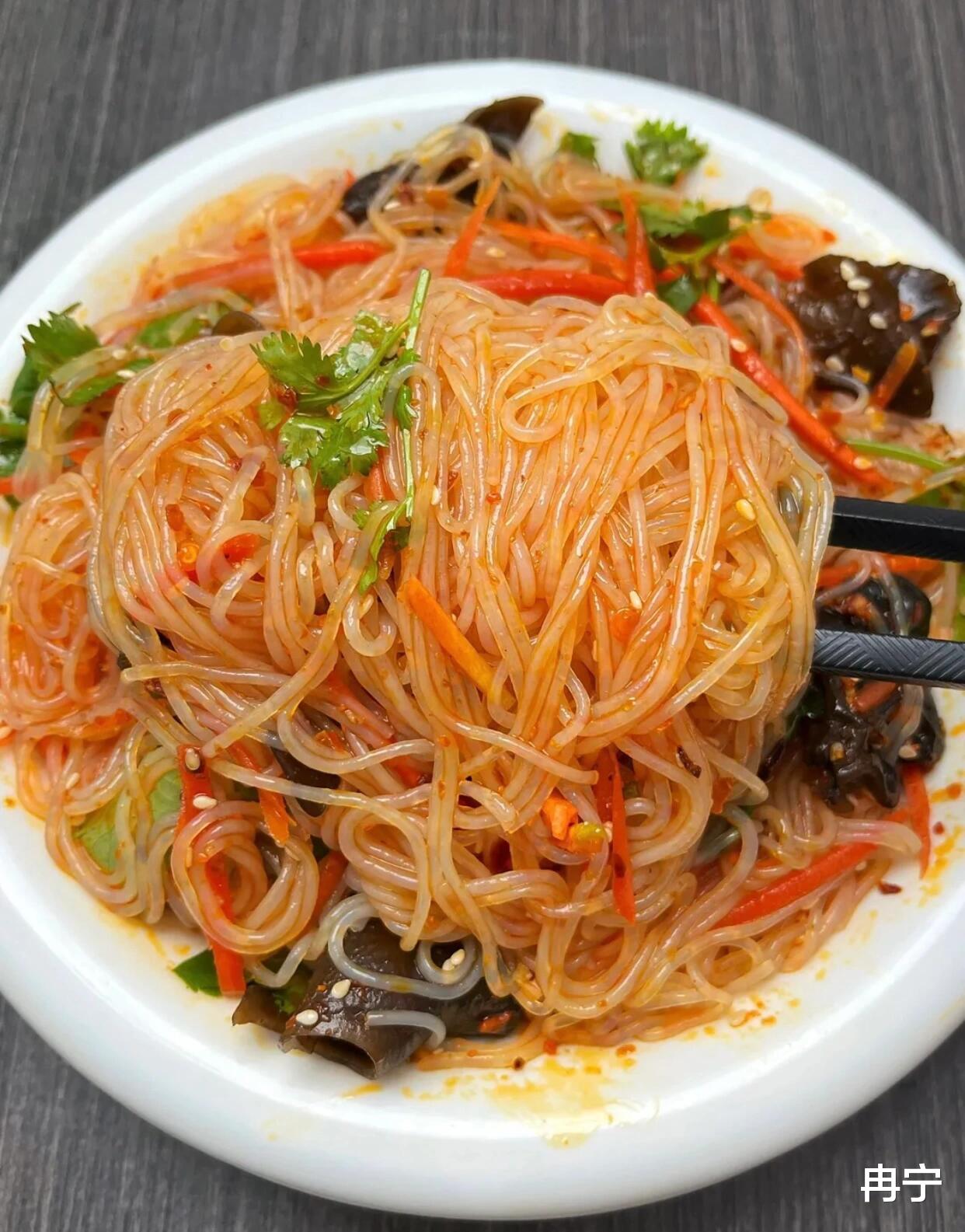 清新滑爽的凉拌粉丝