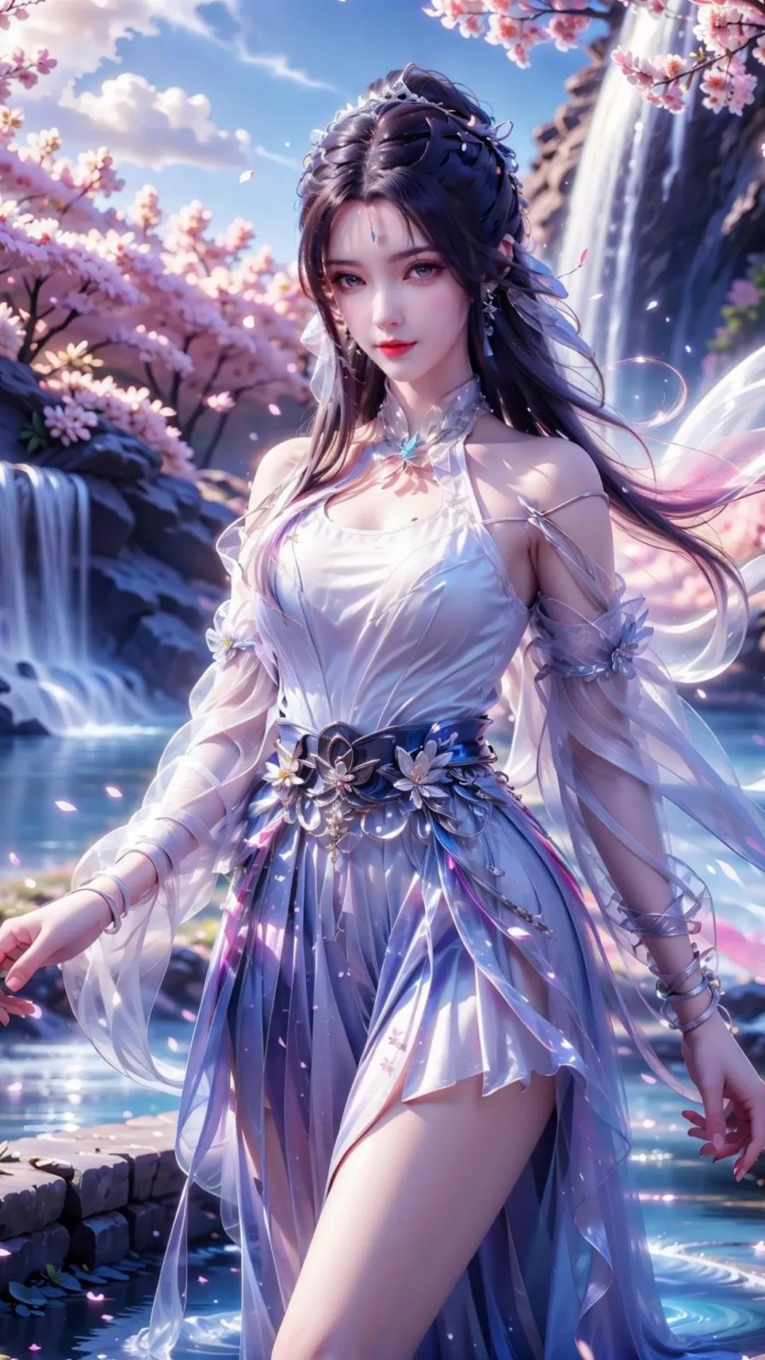 《武动乾坤》绫清竹：山水画卷中的一抹清幽