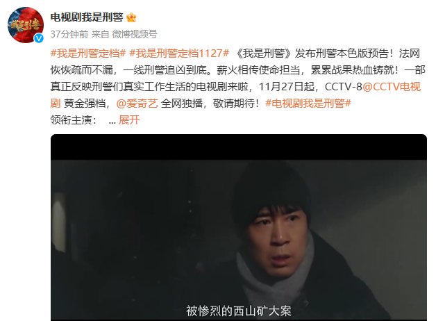《我是刑警》：本是冲着于和伟去的，却被48岁特别主演惊艳了