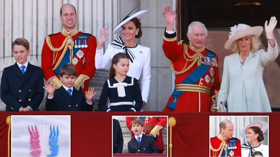 查尔斯凯特相继患癌后首次同框，很温馨，王子和王妃的对视更甜蜜