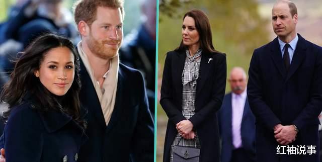 哈里王子独自回来,看望患癌的凯特王妃,梅根王妃却袖手旁观