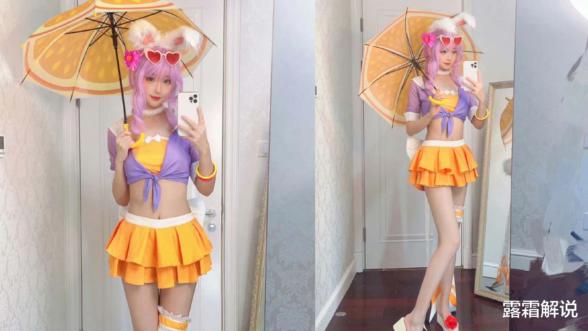 赵丽颖COS小乔青蛇,青衣丸子头巨可爱,玩家:这个造型太减龄了