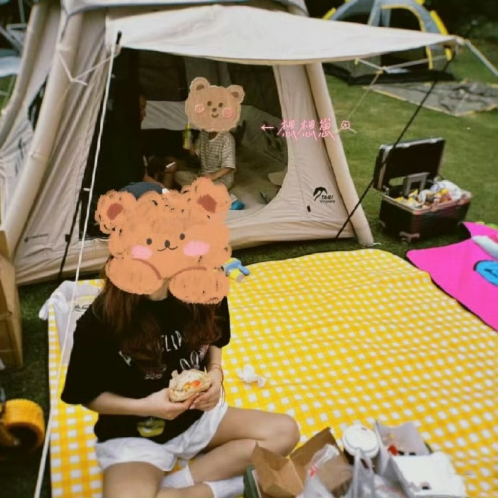 赵丽颖带娃野外露营,5岁想想近照曝光,母子罕见同框幸福满溢