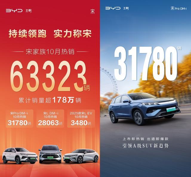 首月热销31780辆 “国民SUV”宋Pro DM-i太抢手