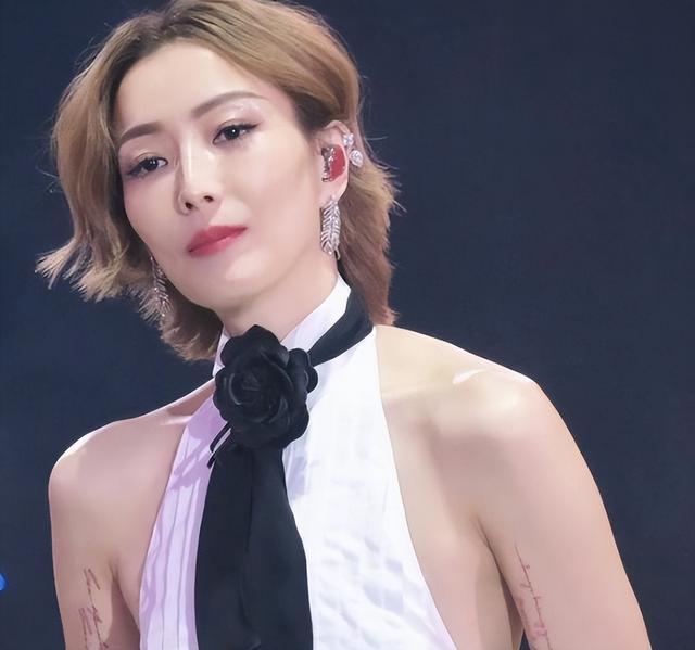 郑秀文演唱会惹争议，服饰夸张肌肉暴起，网友：这身材不怪许志安